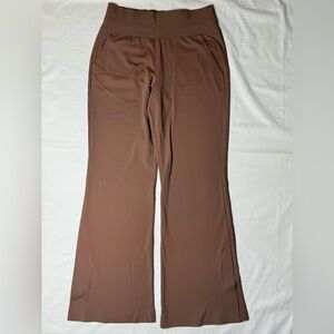 Athleta Women's Breathable High Rise Venice Flare Pants Brown Size Medium